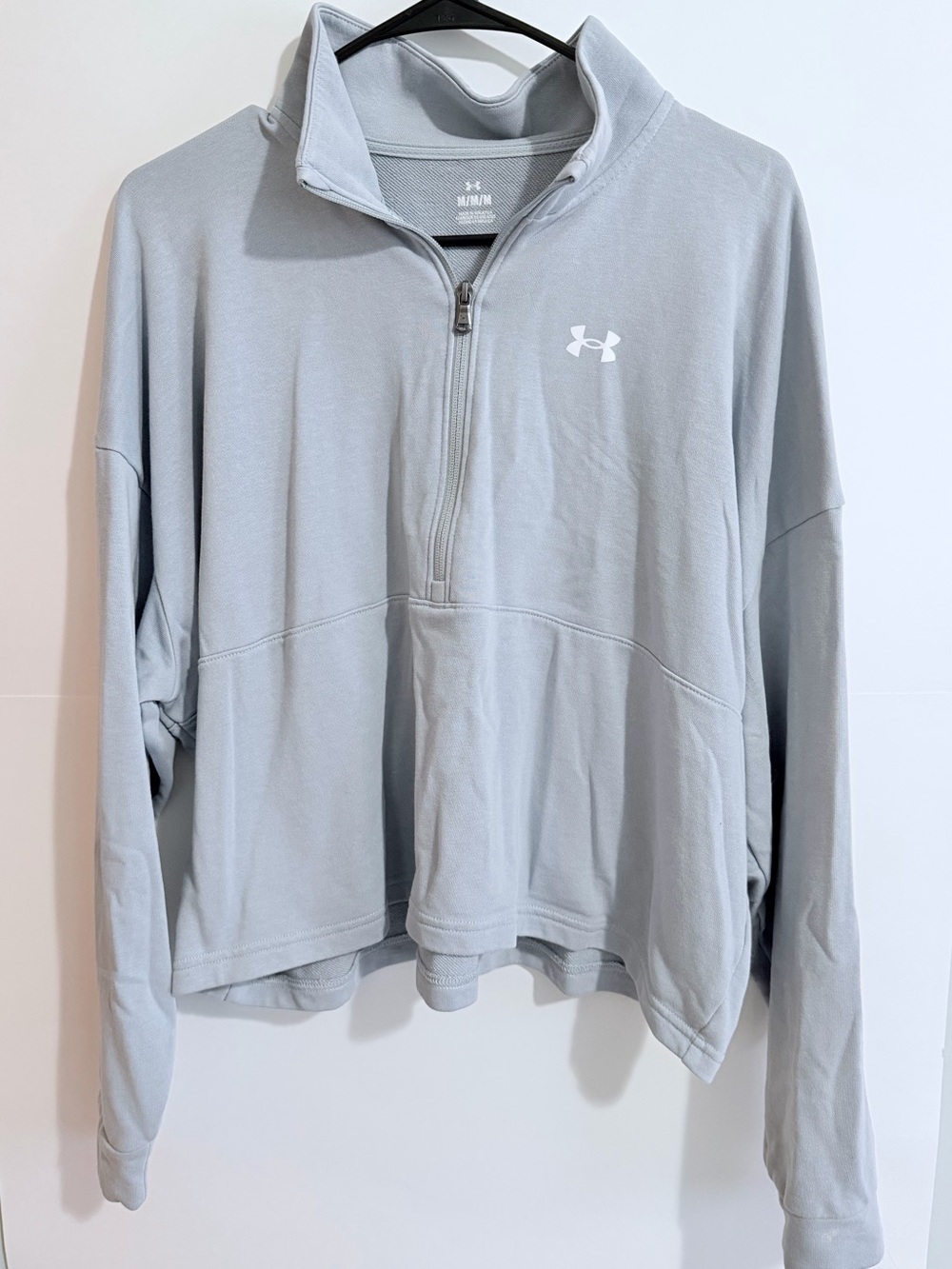 Under Armour Light Gray Half-Zip Pullover